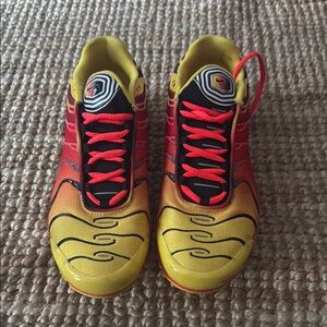 Nike Women's Sneakers - Yellow and Red